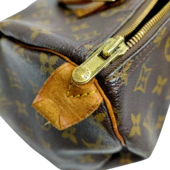 245406BX (X6) Louis Vuitton Satchel Bag Speedy 30 Brown Monogram